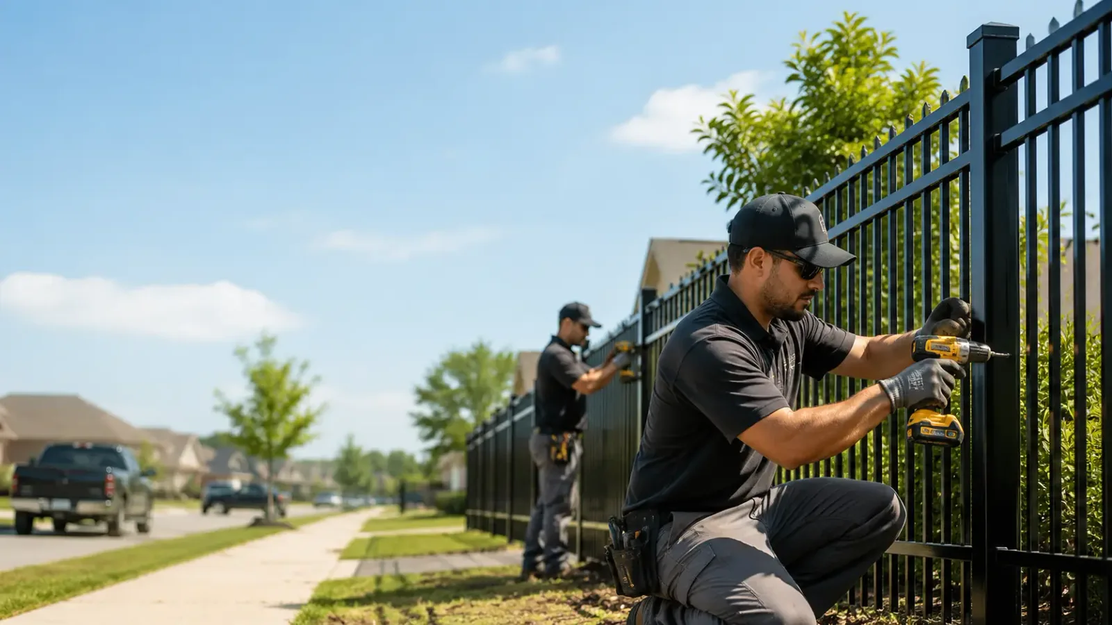 Metal Fence Installation in Columbia, CT
